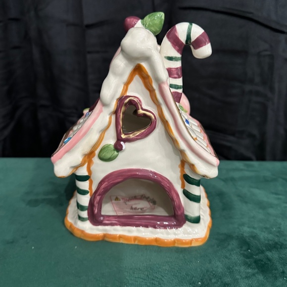 Blue Sky Clayworks, 2009 Vintage, Moms Cookie Cottage, votive/candle holder - Picture 4 of 5